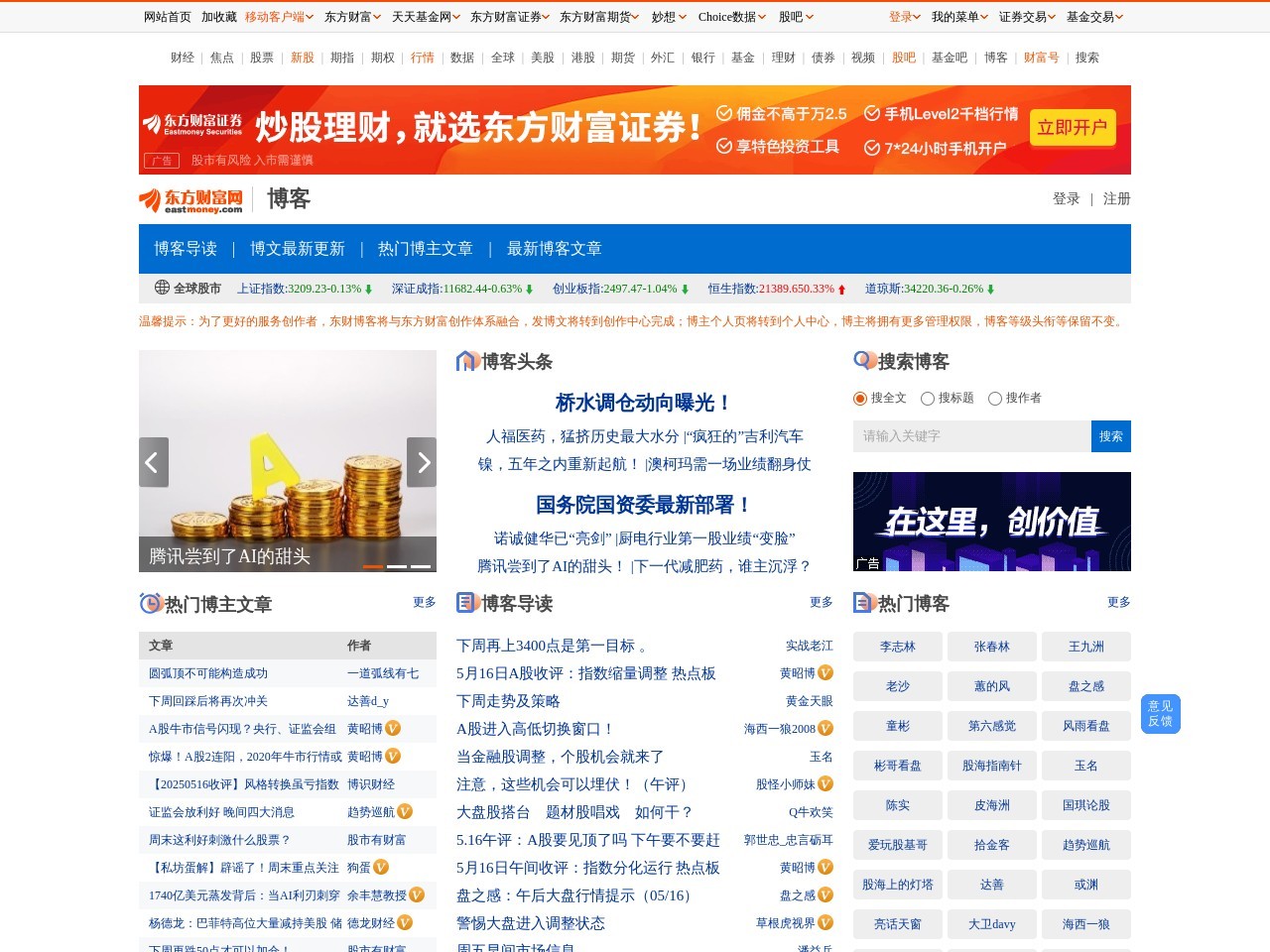 东方财富网博客