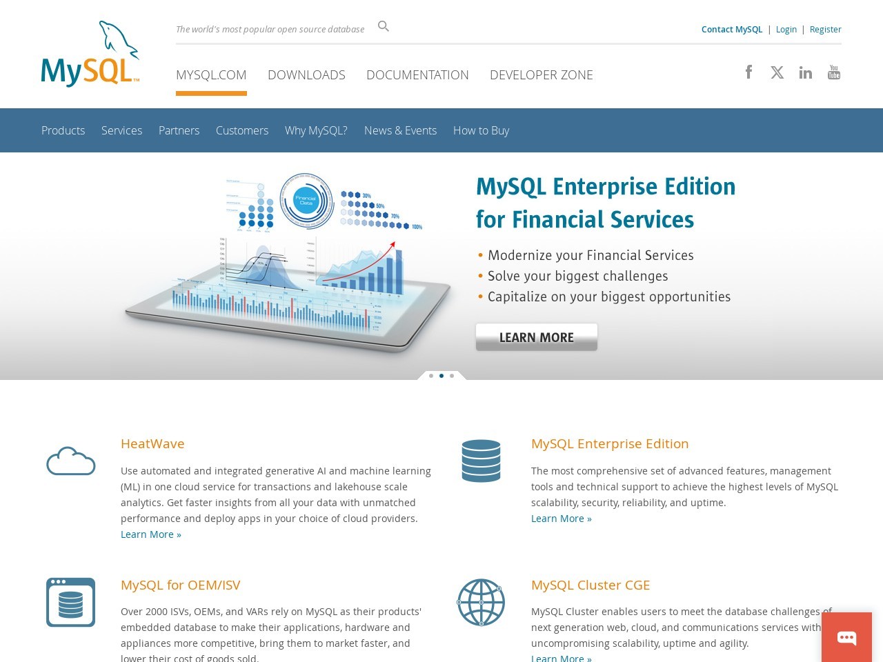 MySQL 官网
